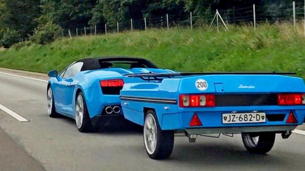 Теперь существует Lamborghini с прицепом!