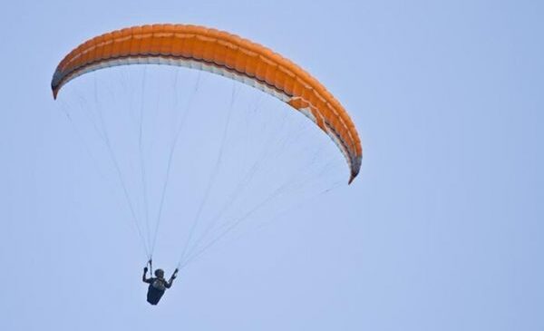 На Вассеркуппе соревнуются парапланеристы